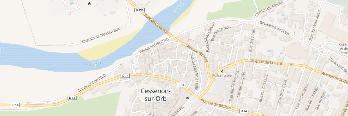 Plan du 19 Rue du Barri d’Orb à Cessenon-sur-Orb