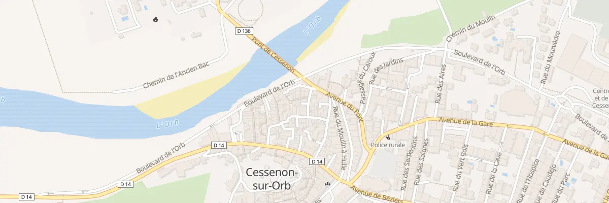 Plan du 2 Rue des Lavoirs à Cessenon-sur-Orb
