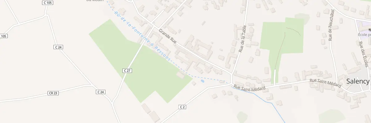 Plan du 119 Gr Grande Rue à Salency