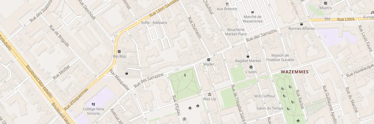 Plan du 39 Rue des Sarrazins à Lille