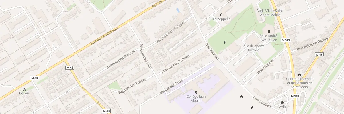 Plan du 30 Av des Tulipes à Saint-André-lez-Lille
