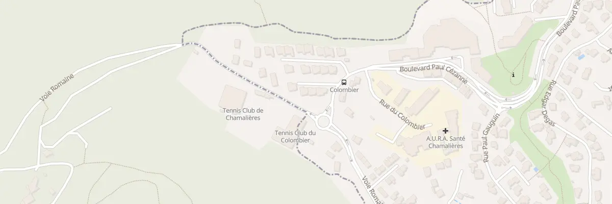 Plan du 5 All des Chataigniers à Chamalières