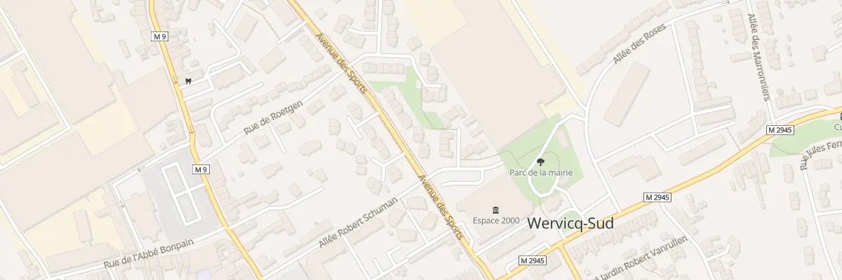 Plan du 55 Av des Sports à Wervicq-Sud