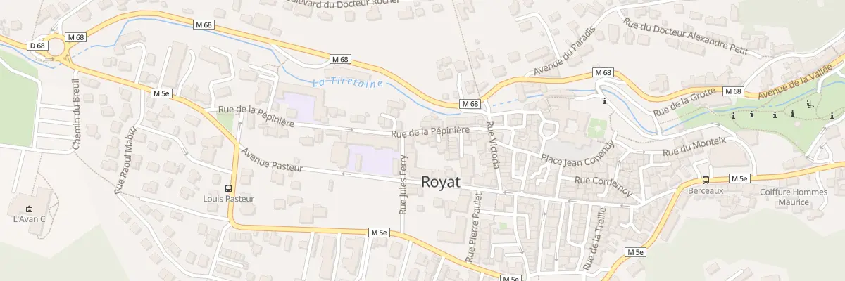 Plan du 17 Rue de la Pépinière à Royat