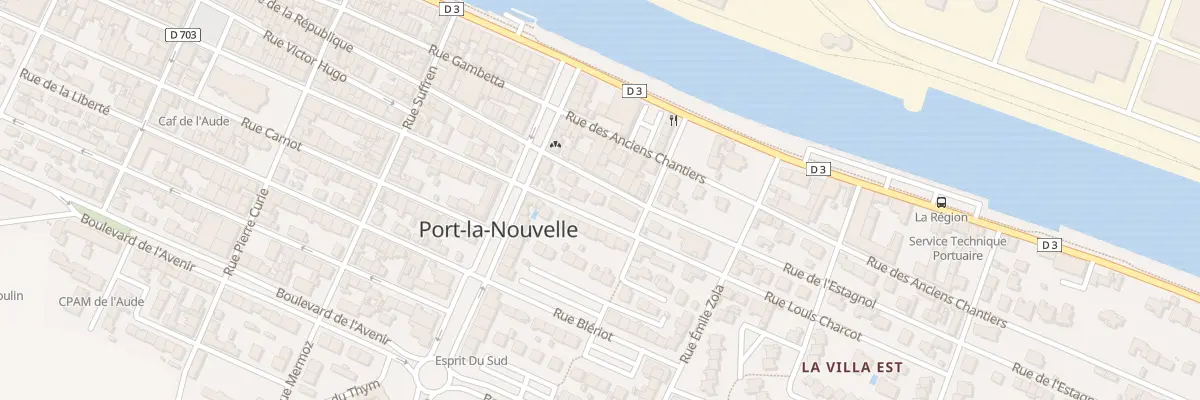 Plan du 59 Rue Charcot à Port-la-Nouvelle