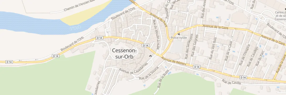 Plan du 2 Rue du Four à Cessenon-sur-Orb