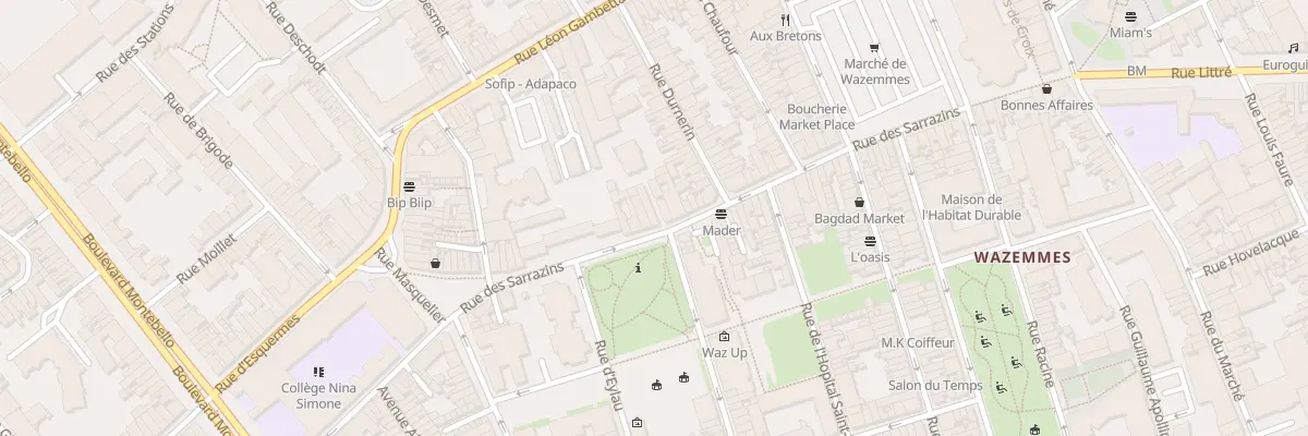 Plan du 37 Rue des Sarrazins à Lille