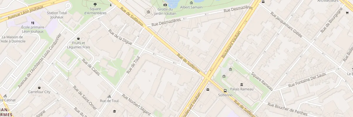 Plan du 48 Rue de Solférino à Lille