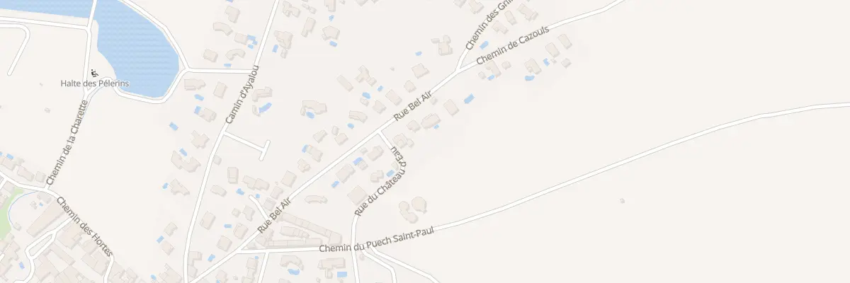 Plan du 34 Rue du Bel Air à Puisserguier