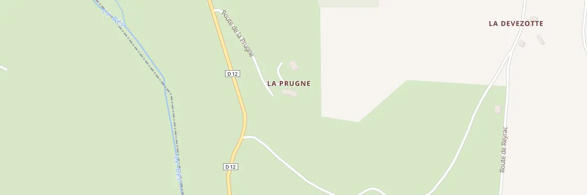 Plan du 5067 La Prugne à Brion