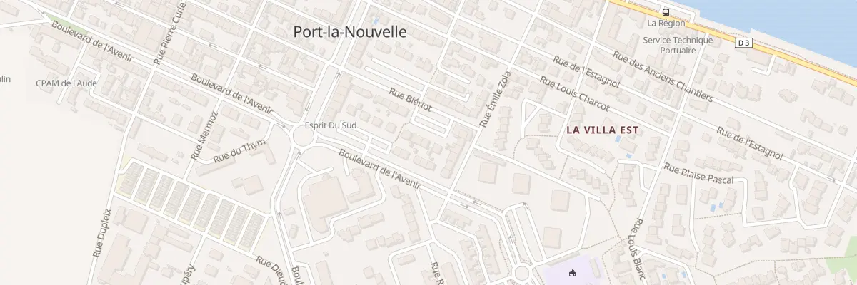 Plan du 136 Rue Bleriot à Port-la-Nouvelle