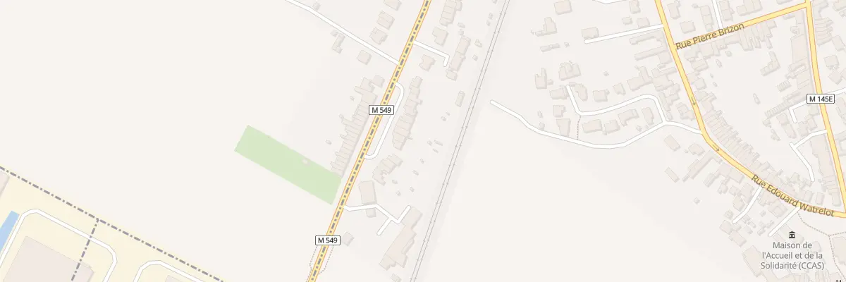 Plan du 203 Rue du Gen de Gaulle à Templemars