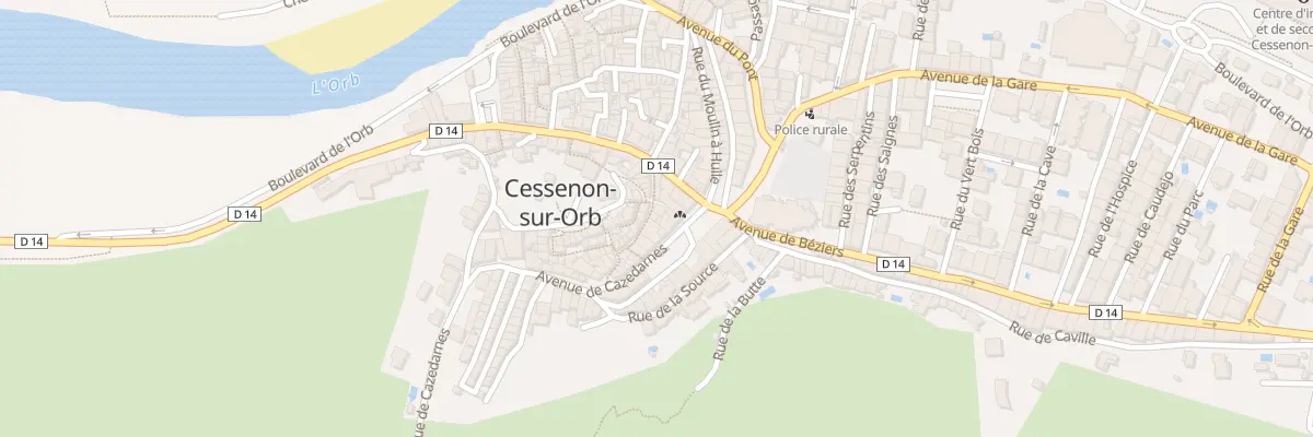 Plan du 9 Rue du Four à Cessenon-sur-Orb
