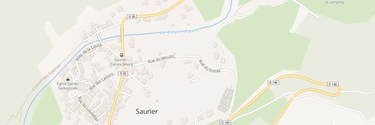 Plan du 9006 Rue du Moulin à Saurier
