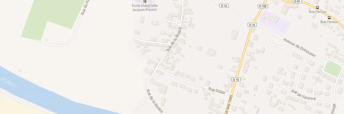 Plan du 21 Rue de la Rivière à Attichy