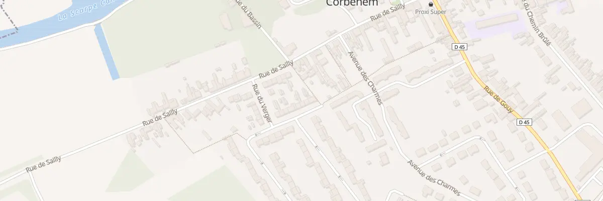 Plan du 11 Rue du Verger à Corbehem