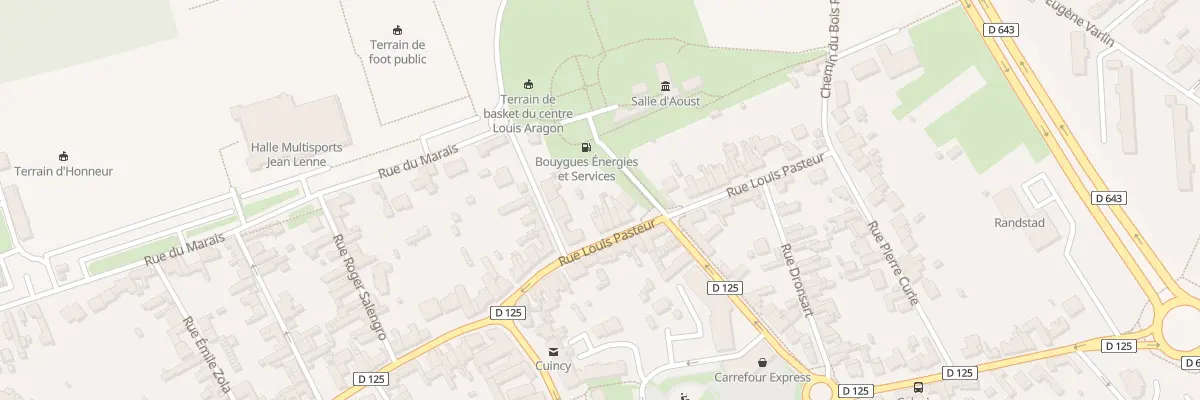 Plan du 99 Rue Pasteur à Cuincy