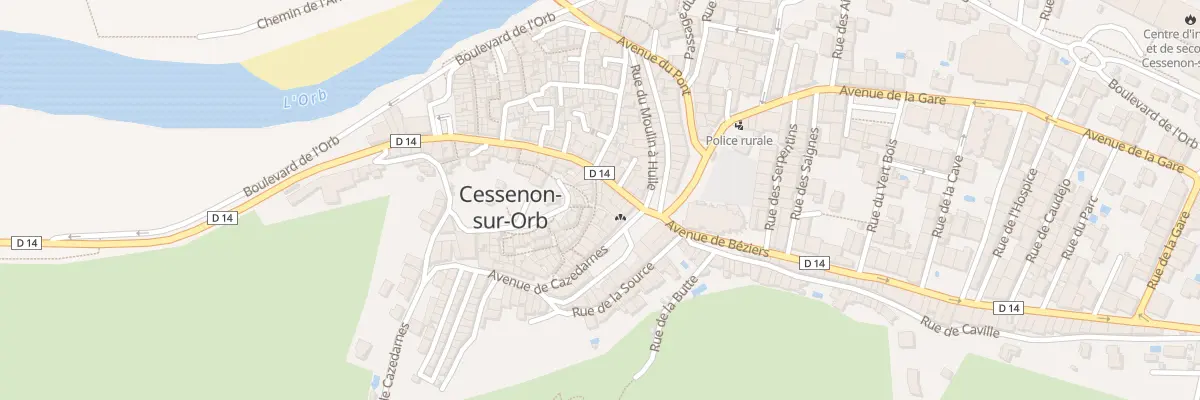 Plan du 3 Rue du Four à Cessenon-sur-Orb