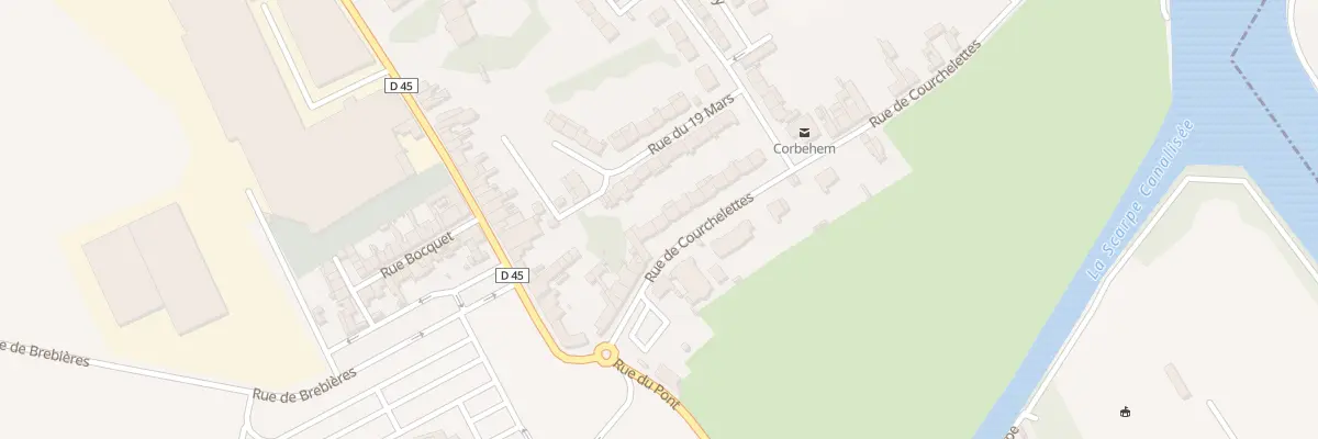 Plan du 115 Rue de Courchelettes à Corbehem