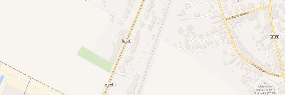 Plan du 199 Rue du Gen de Gaulle à Templemars