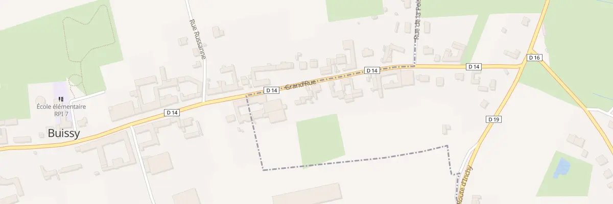 Plan du 23 Rue de Buissy à Baralle