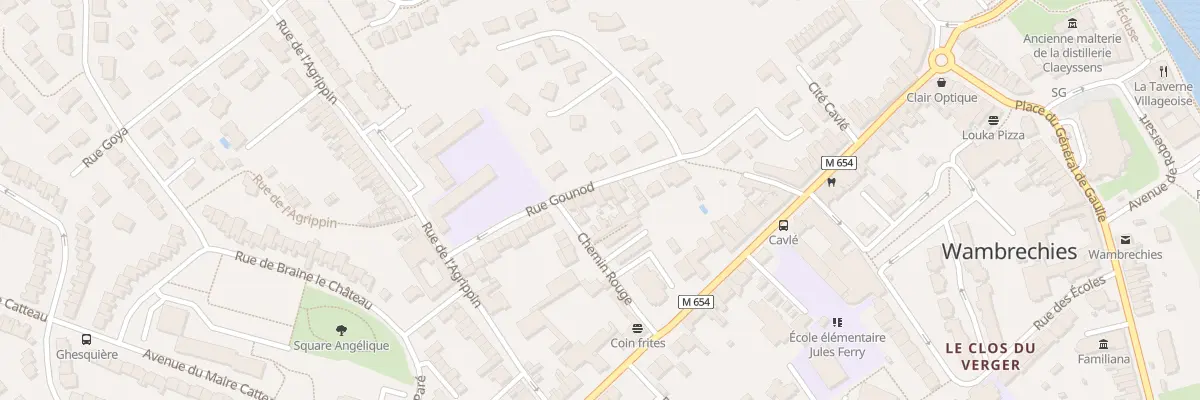 Plan du 21 Rue Gounod à Wambrechies