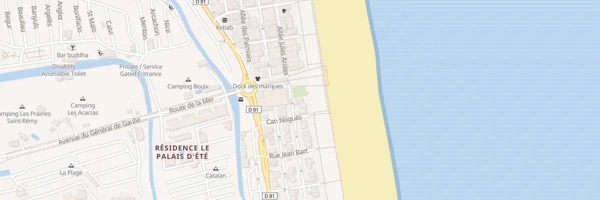 Plan du 1 All du Racou à Argelès-sur-Mer
