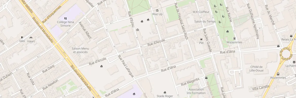 Plan du 42 Rue d’Arcole à Lille