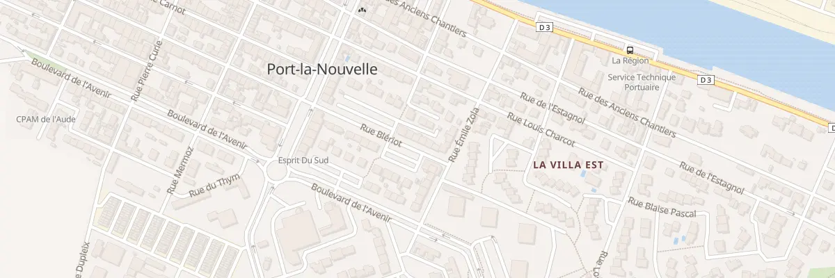 Plan du 135 Rue Bleriot à Port-la-Nouvelle