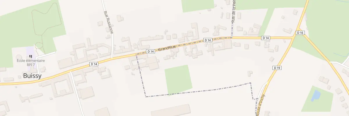 Plan du 21 Rue de Buissy à Baralle