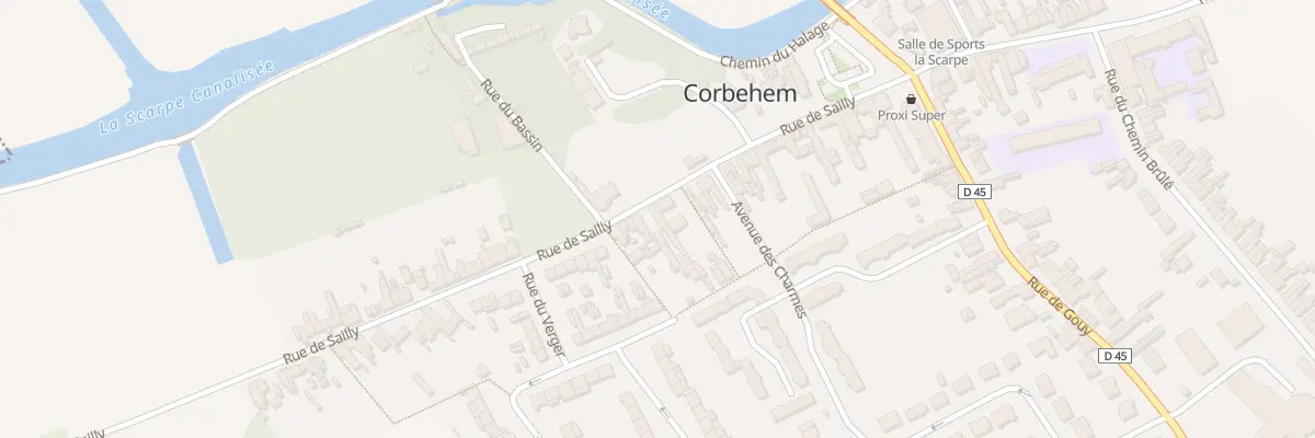 Plan du 31 Rue de Sailly à Corbehem