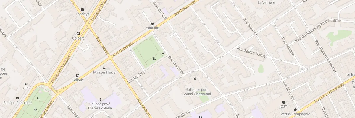Plan du 9 Rue Lavoisier à Lille