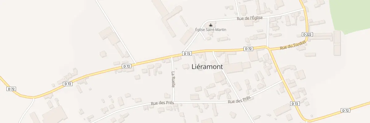 Plan du 8 Rue du Moulin à Liéramont