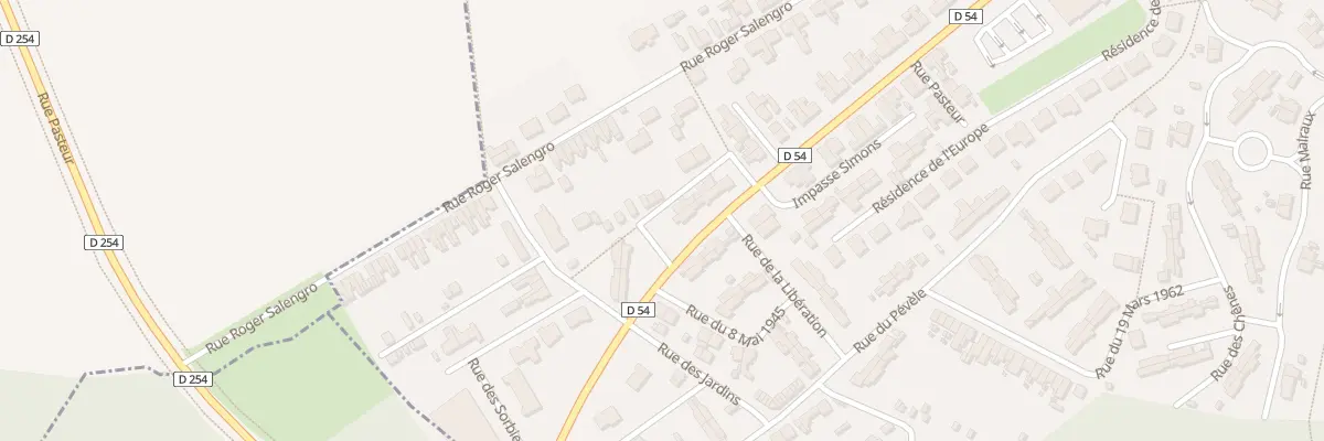 Plan du 48A Rue Pasteur à Thumeries