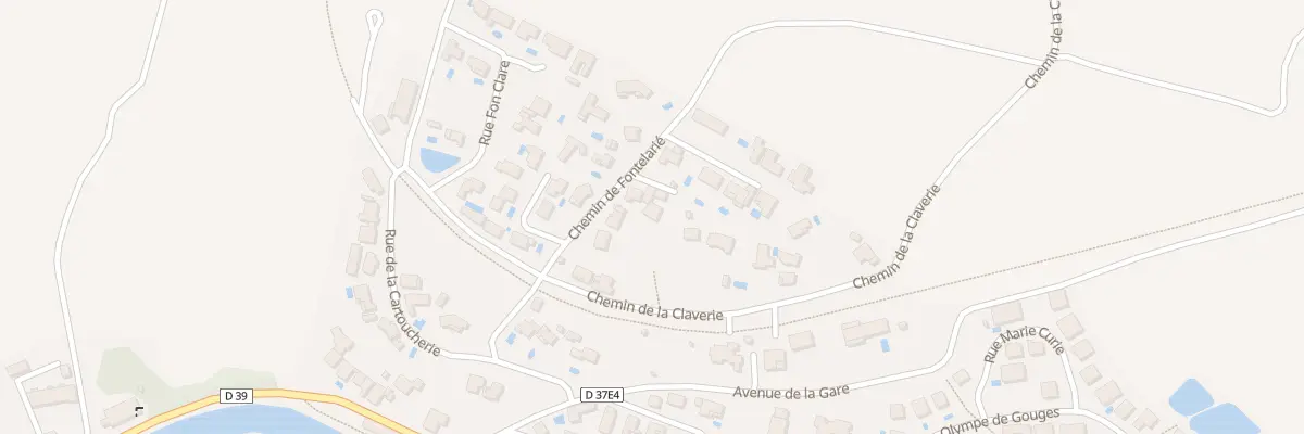 Plan du 6B Che de Fontelarie à Capestang