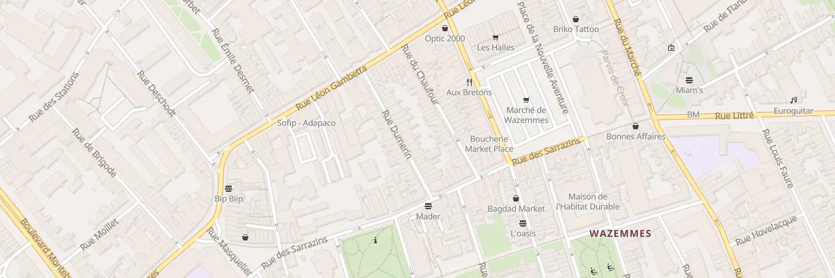 Plan du 18 Rue Durnerin à Lille