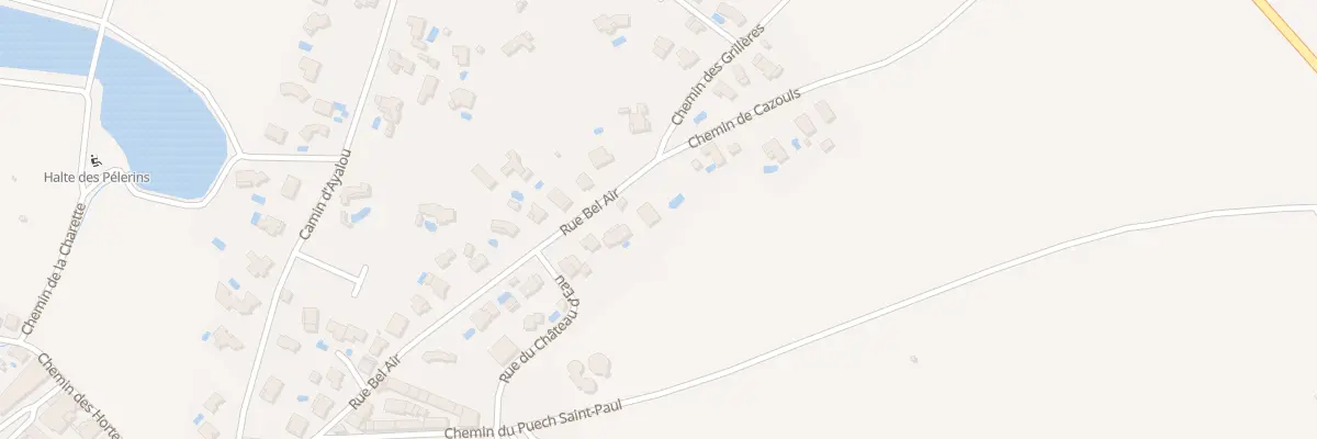 Plan du 38 Rue du Bel Air à Puisserguier
