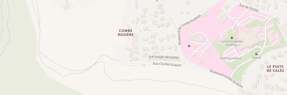 Plan du 130 Rue Joseph Monestier à Millau