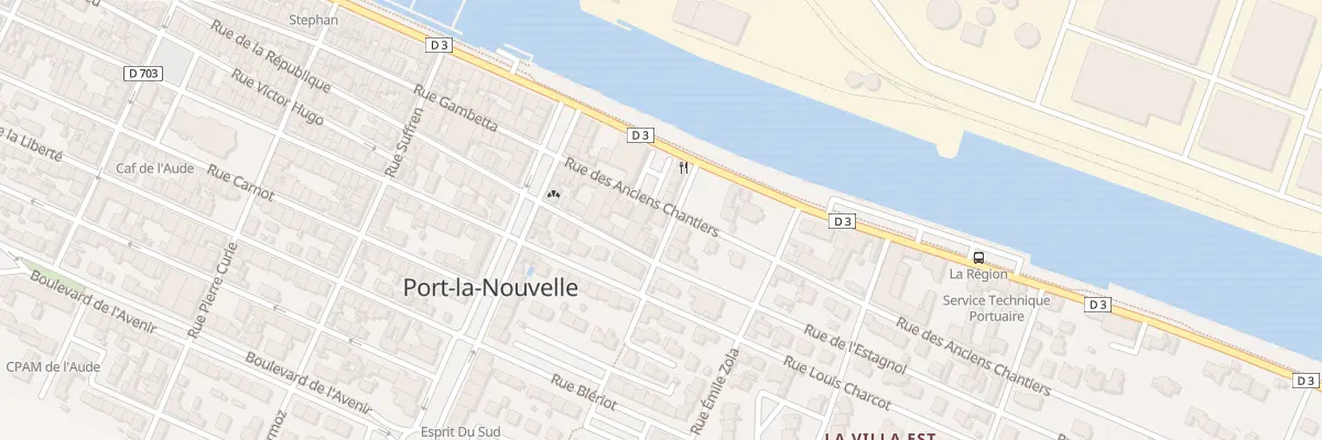 Plan du 56 Rue Barbes à Port-la-Nouvelle