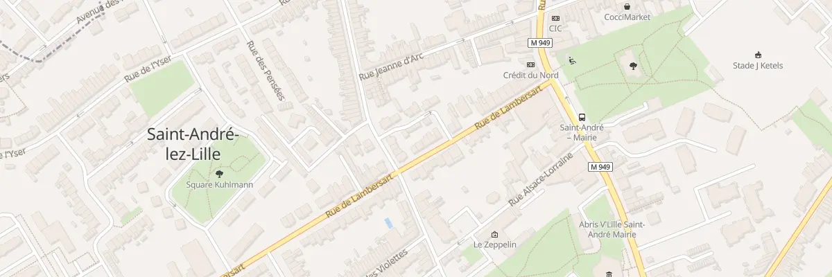 Plan du 28 Rue de Lambersart à Saint-André-lez-Lille