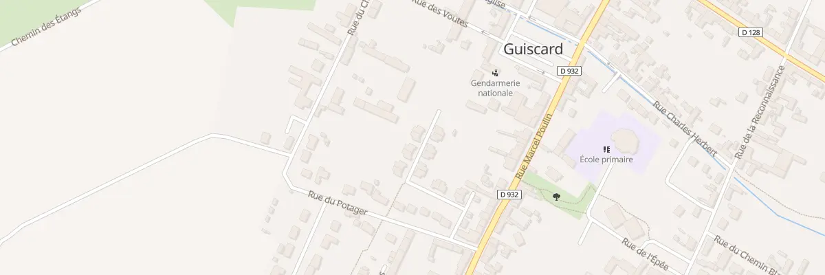Plan du 15 Rue de l’Orangerie à Guiscard
