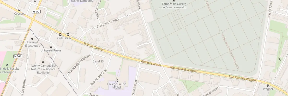 Plan du 198 Rue de l’Arbrisseau à Lille