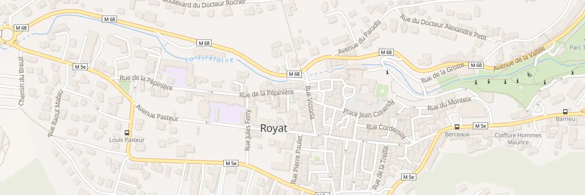 Plan du 5 Rue de la Pépinière à Royat