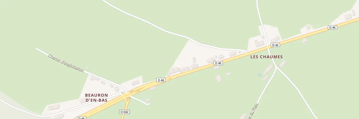 Plan du 40 Rte du Grand Chemin à Voussac