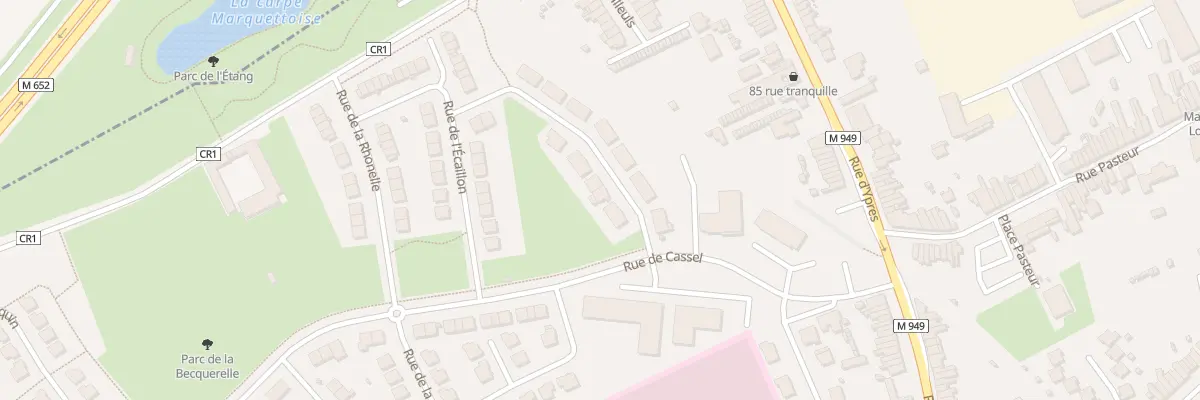 Plan du 5 Rue de la Sambre à Marquette-lez-Lille