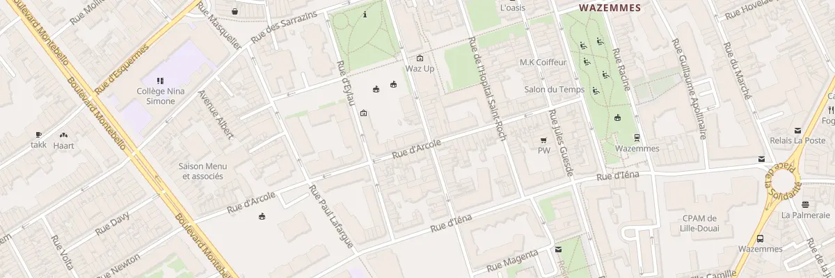 Plan du 31 Rue d’Arcole à Lille
