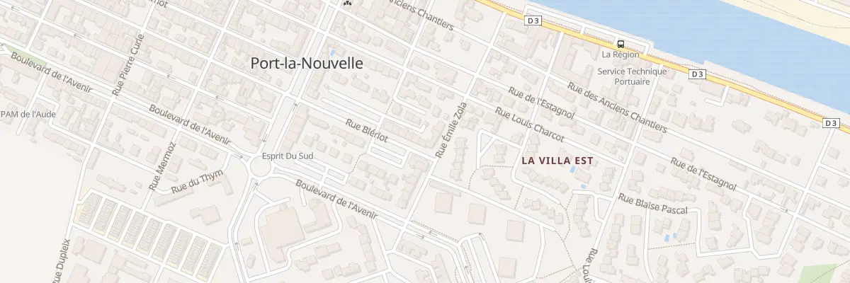 Plan du 161 Rue Bleriot à Port-la-Nouvelle