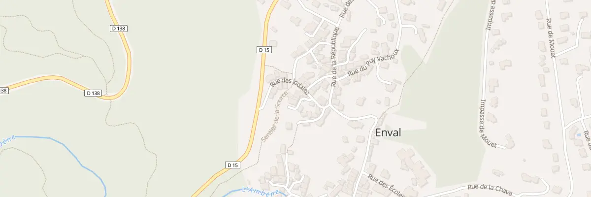 Plan du 8 Imp des Jodales à Enval