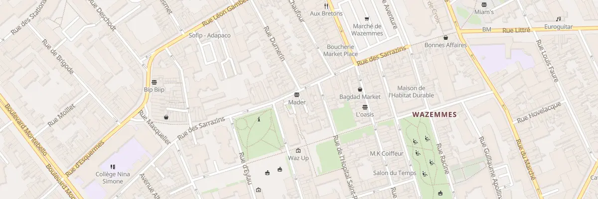 Plan du 68 Rue des Sarrazins à Lille