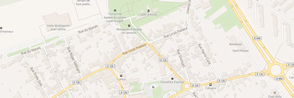 Plan du 132 Rue Pasteur à Cuincy
